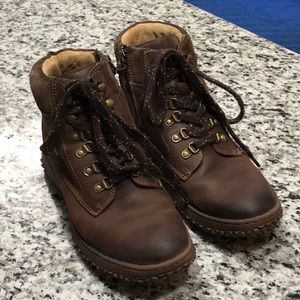 Sofft Leather ankle boots, with side zipper, womens, comfortable, size 8.(Sofft)